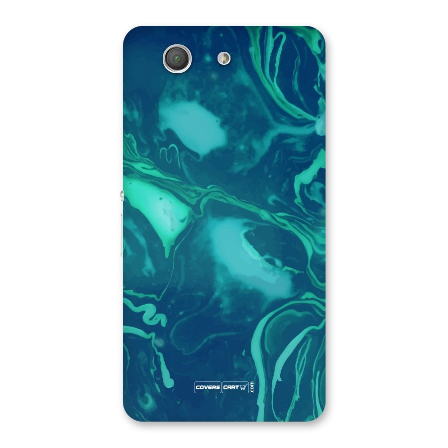 Jazzy Green Marble Texture Back Case for Xperia Z3 Compact