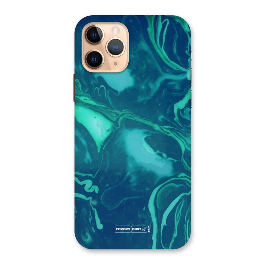 Jazzy Green Marble Texture Back Case for iPhone 11 Pro