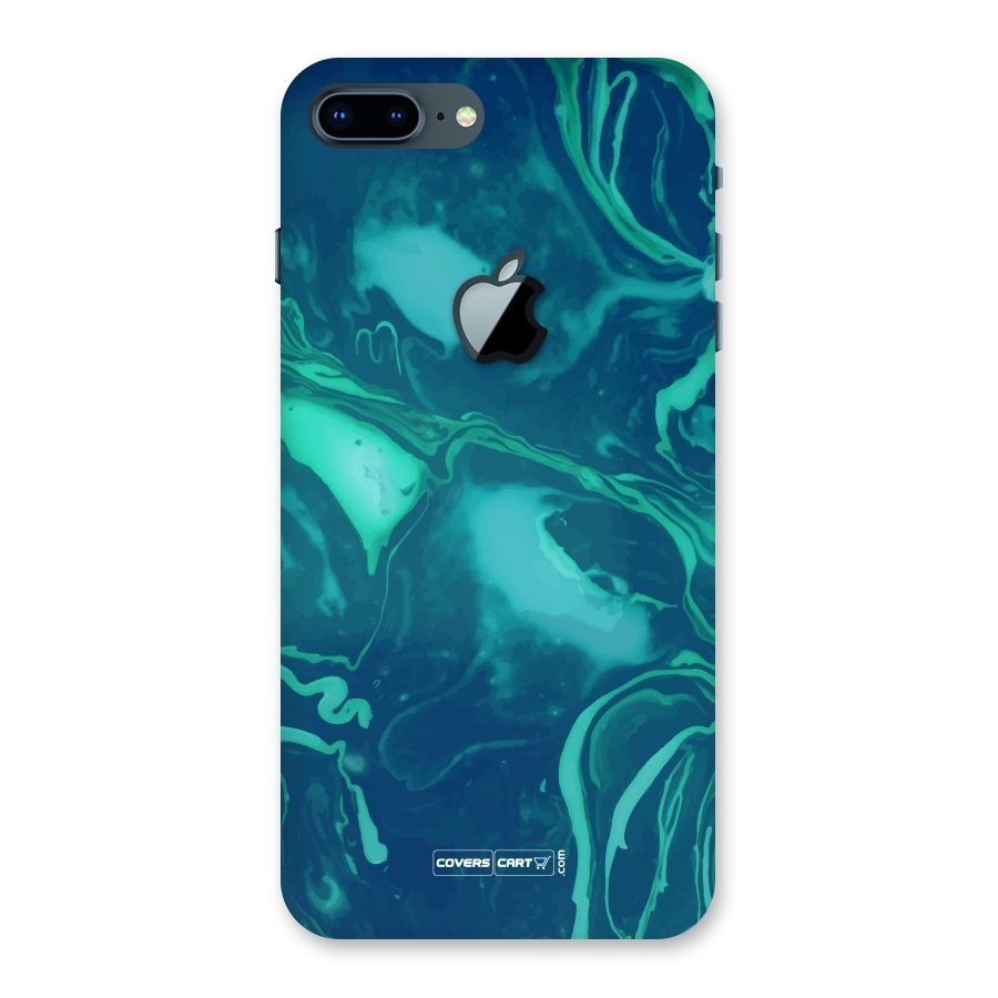 Jazzy Green Marble Texture Back Case for iPhone 7 Plus Apple Cut