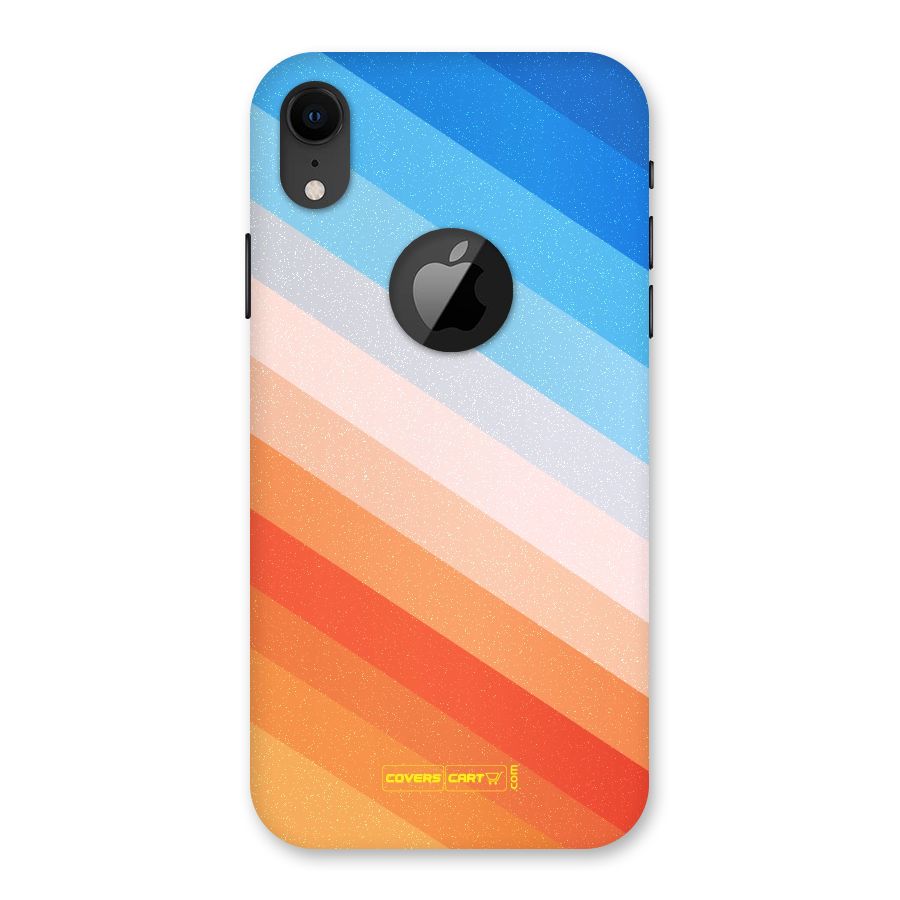 Jazzy Pattern Back Case for iPhone XR Logo Cut