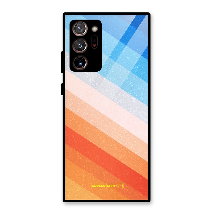 Jazzy Pattern Glass Back Case for Galaxy Note 20 Ultra
