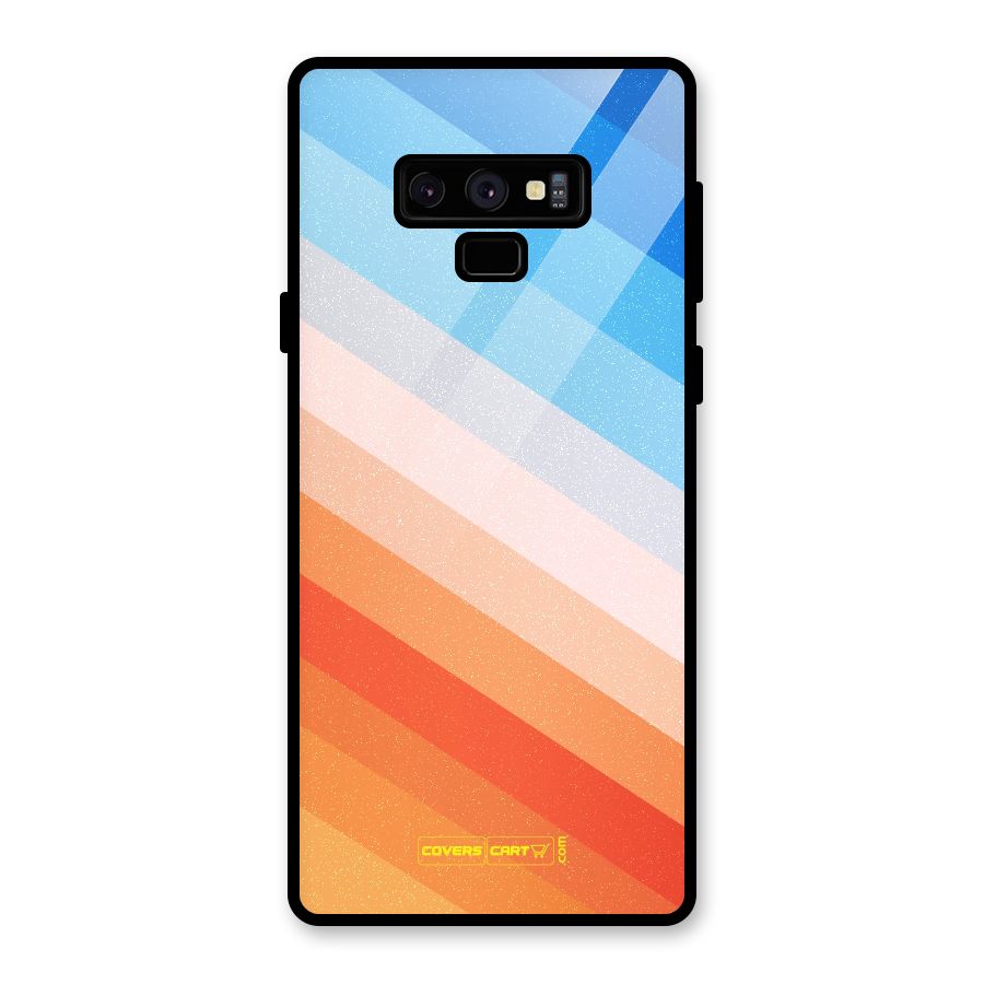 Jazzy Pattern Glass Back Case for Galaxy Note 9