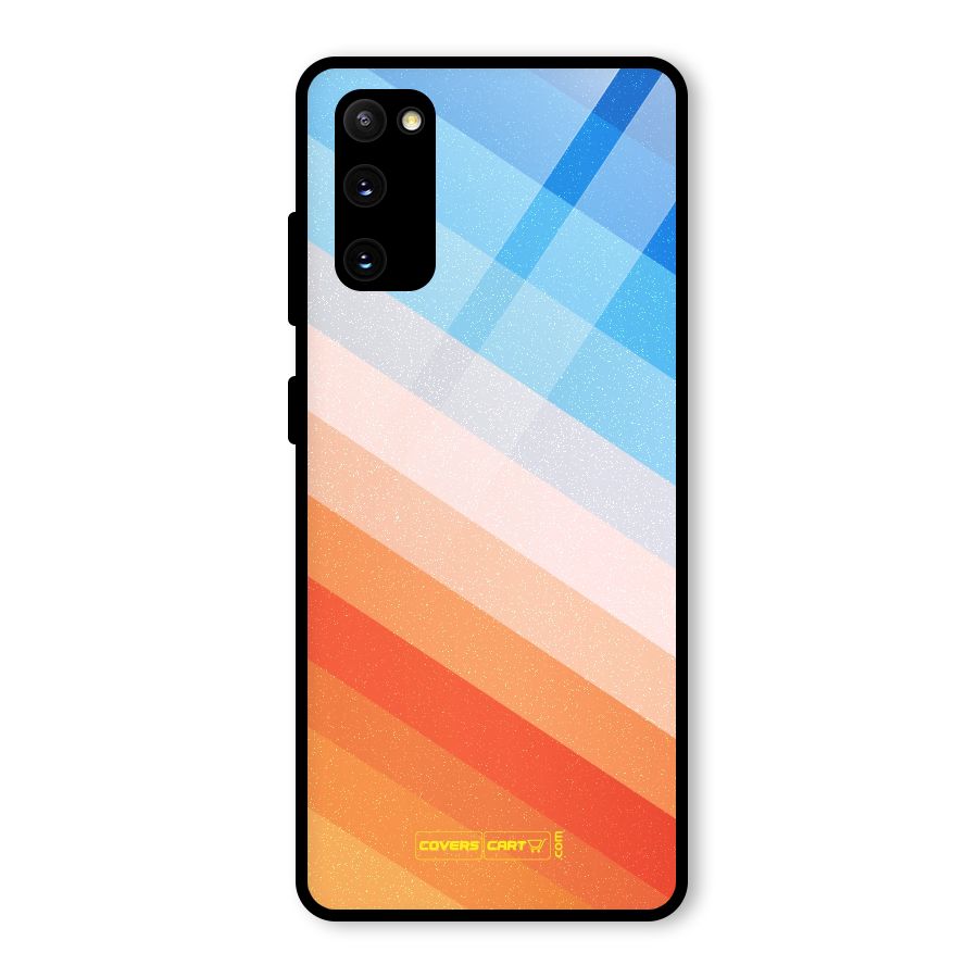Jazzy Pattern Glass Back Case for Galaxy S20 FE 5G