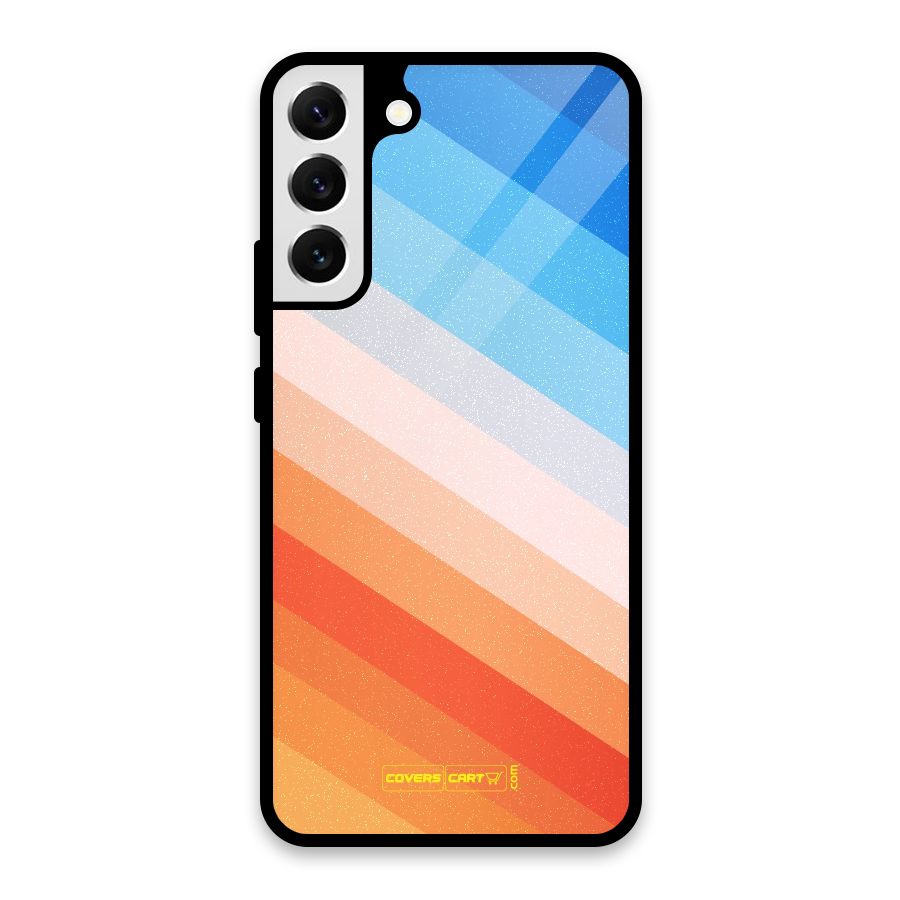 Jazzy Pattern Glass Back Case for Galaxy S22 Plus 5G
