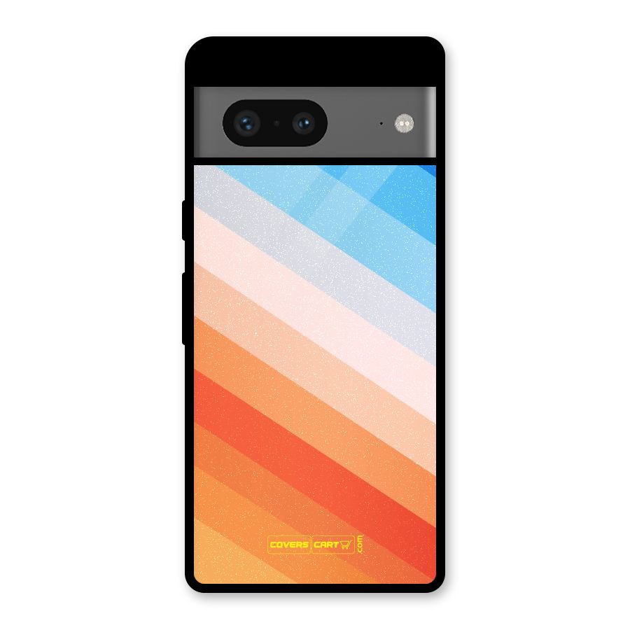 Jazzy Pattern Glass Back Case for Google Pixel 7