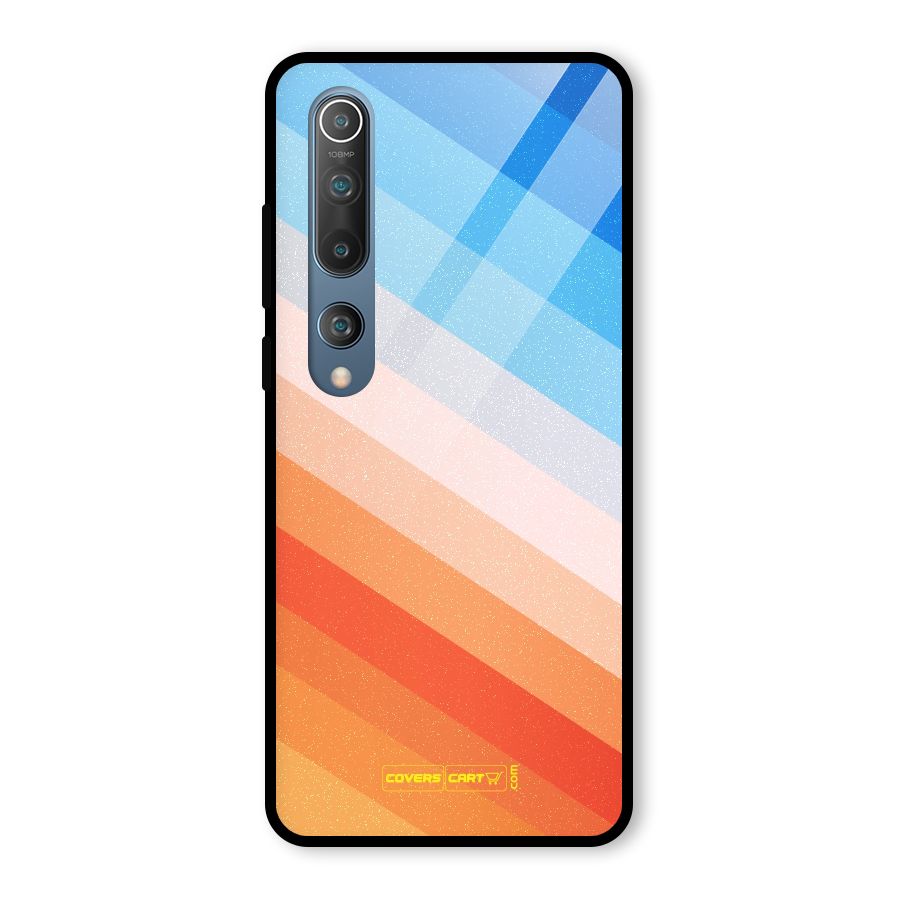 Jazzy Pattern Glass Back Case for Mi 10