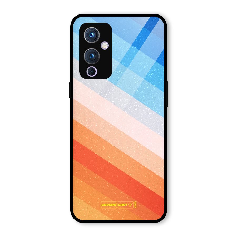 Jazzy Pattern Glass Back Case for OnePlus 9