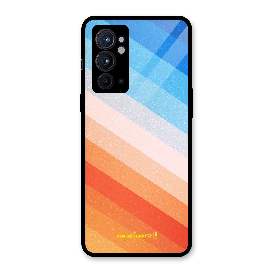 Jazzy Pattern Glass Back Case for OnePlus 9RT 5G