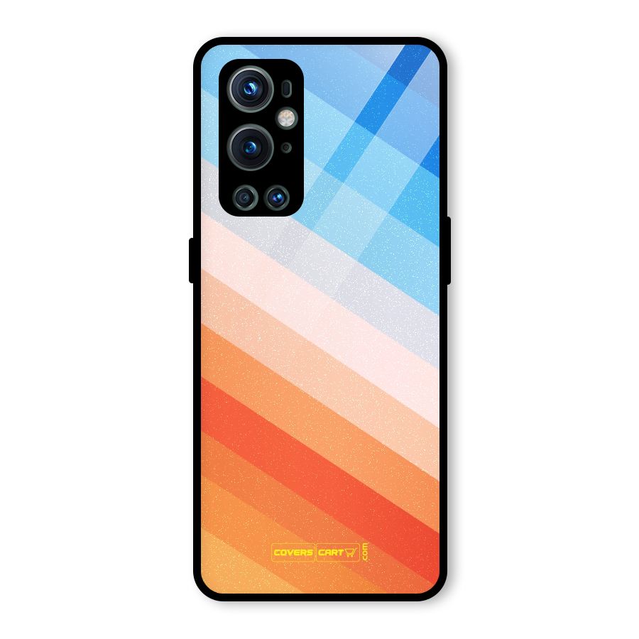 Jazzy Pattern Glass Back Case for OnePlus 9 Pro