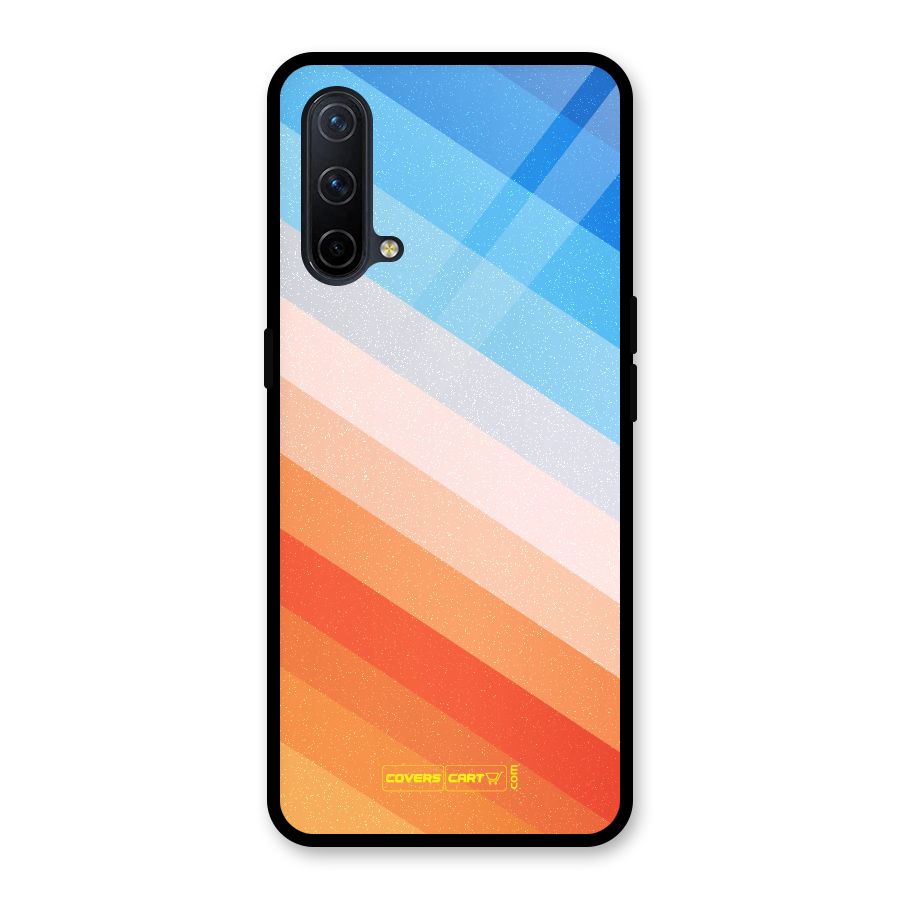 Jazzy Pattern Glass Back Case for OnePlus Nord CE 5G