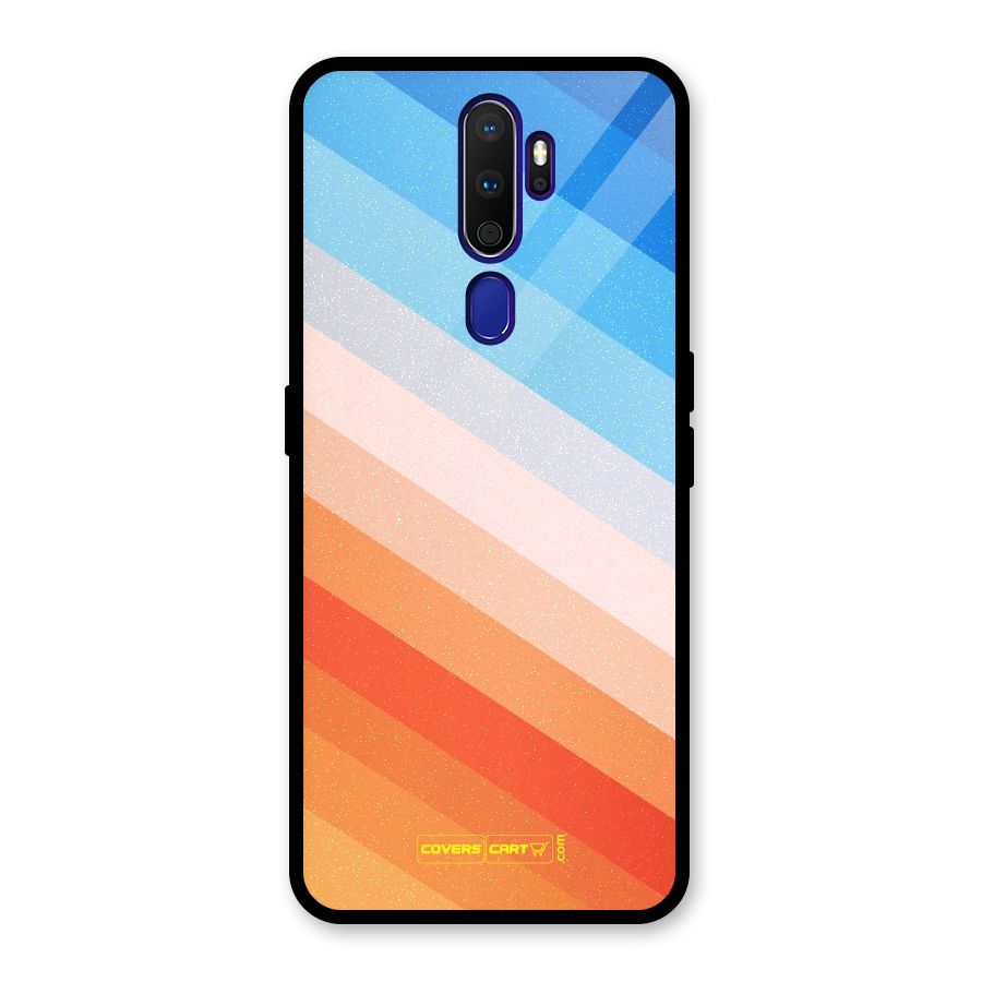 Jazzy Pattern Glass Back Case for Oppo A9 (2020)