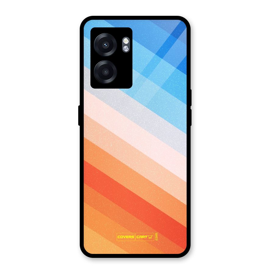 Jazzy Pattern Glass Back Case for Oppo K10 (5G)