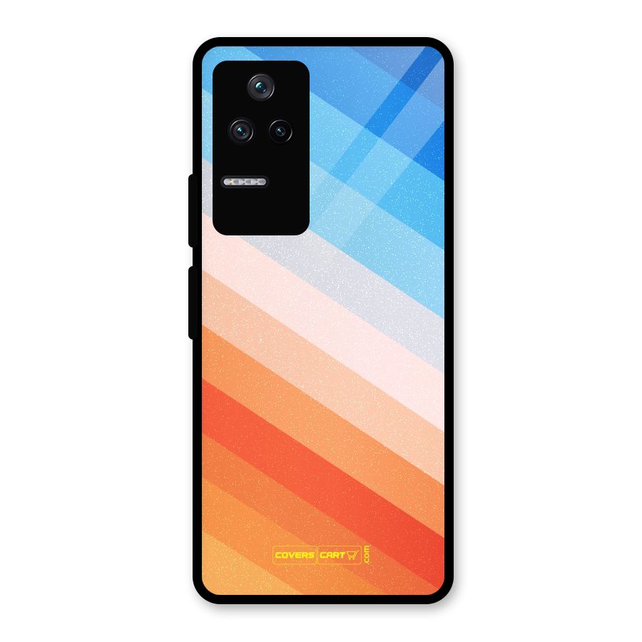 Jazzy Pattern Glass Back Case for Poco F4 5G