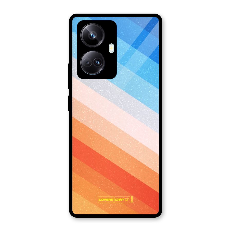 Jazzy Pattern Glass Back Case for Realme 10 Pro Plus