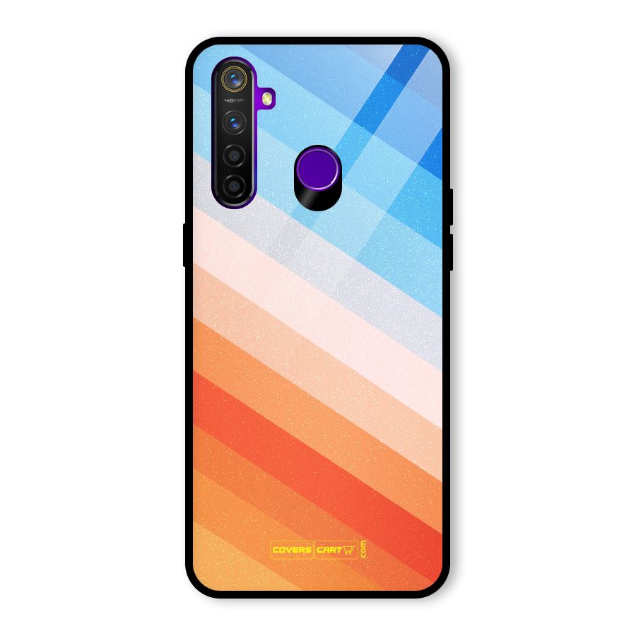 Jazzy Pattern Glass Back Case for Realme 5 Pro