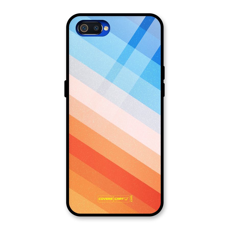 Jazzy Pattern Glass Back Case for Realme C2