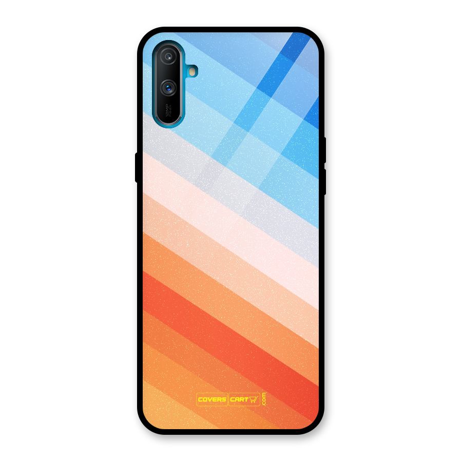 Jazzy Pattern Glass Back Case for Realme C3