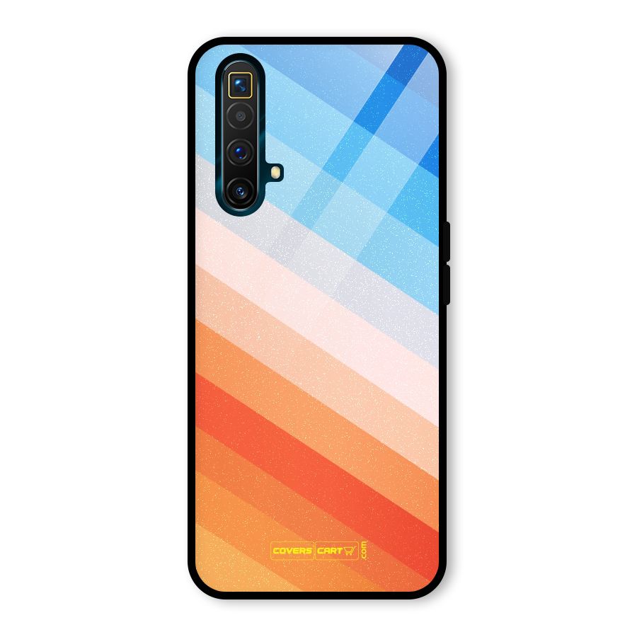 Jazzy Pattern Glass Back Case for Realme X3 SuperZoom