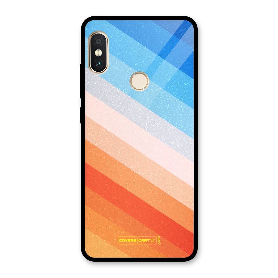 Jazzy Pattern Glass Back Case for Redmi Note 5 Pro