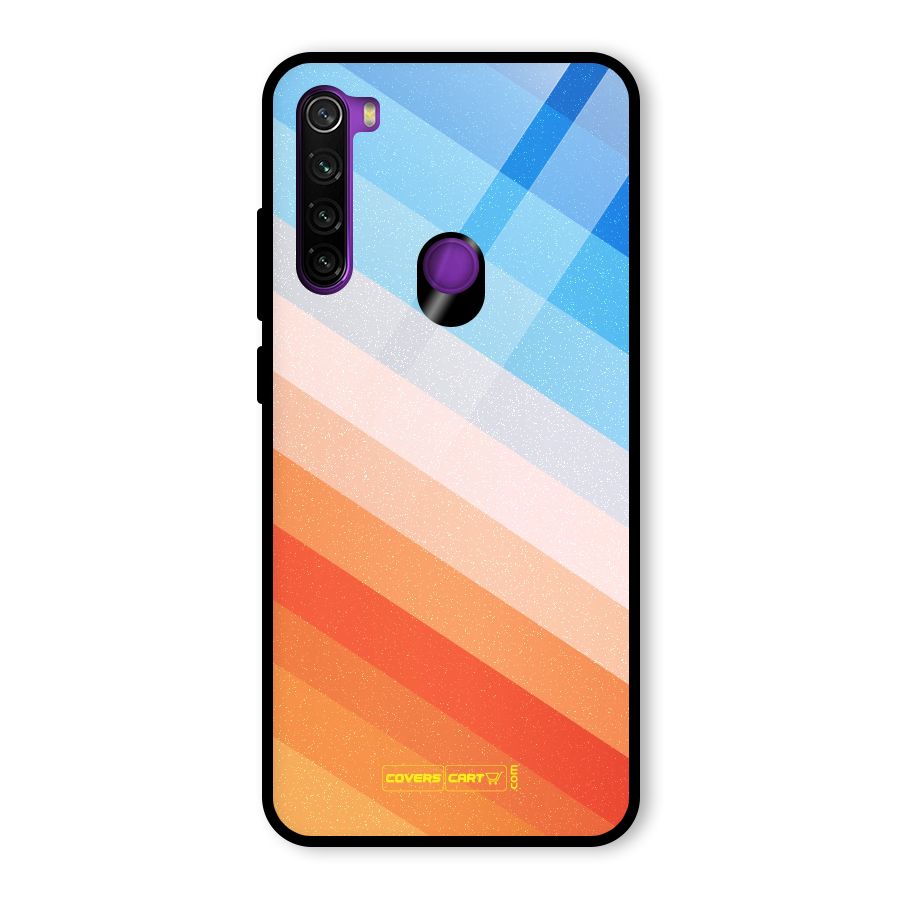 Jazzy Pattern Glass Back Case for Redmi Note 8