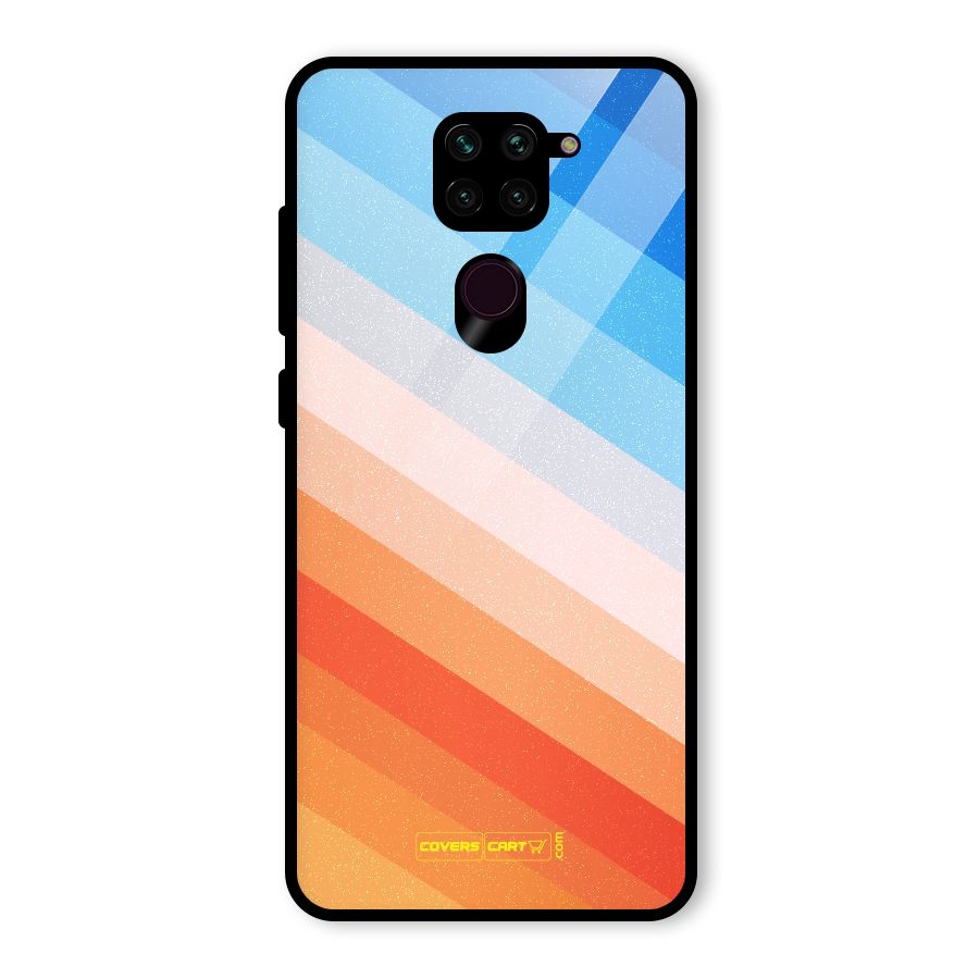 Jazzy Pattern Glass Back Case for Redmi Note 9