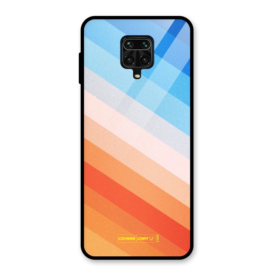 Jazzy Pattern Glass Back Case for Redmi Note 9 Pro