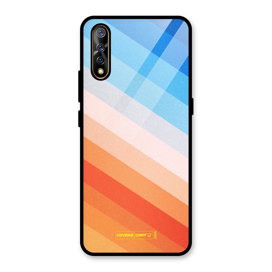 Jazzy Pattern Glass Back Case for Vivo S1