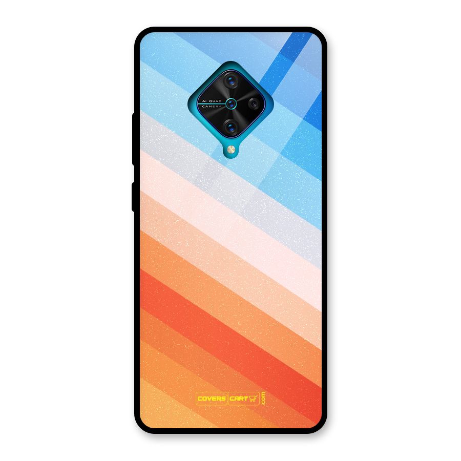 Jazzy Pattern Glass Back Case for Vivo S1 Pro