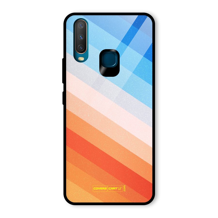 Jazzy Pattern Glass Back Case for Vivo U10