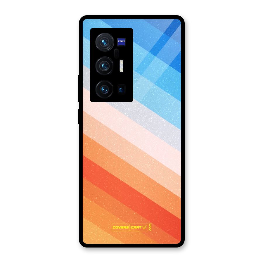 Jazzy Pattern Glass Back Case for Vivo X70 Pro Plus