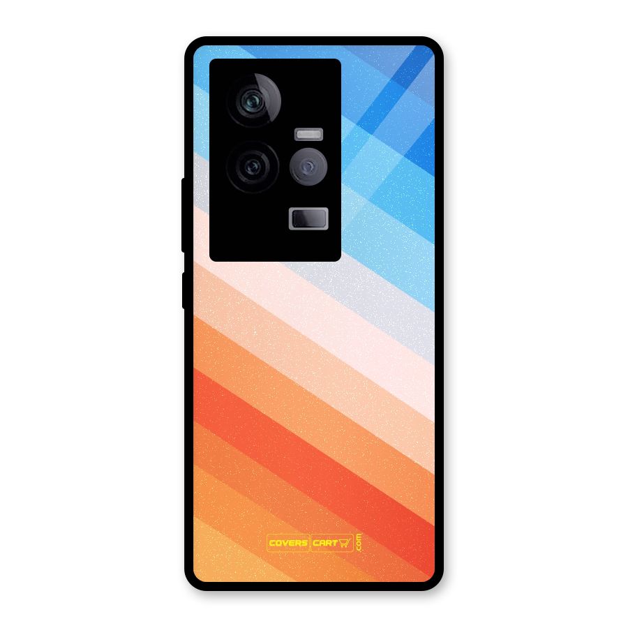 Jazzy Pattern Glass Back Case for Vivo iQOO 11 5G