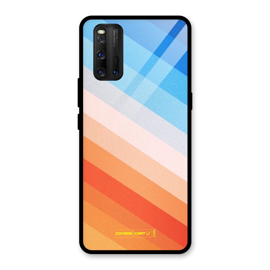 Jazzy Pattern Glass Back Case for Vivo iQOO 3