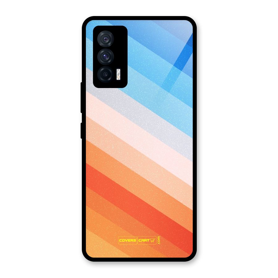 Jazzy Pattern Glass Back Case for Vivo iQOO 7 5G