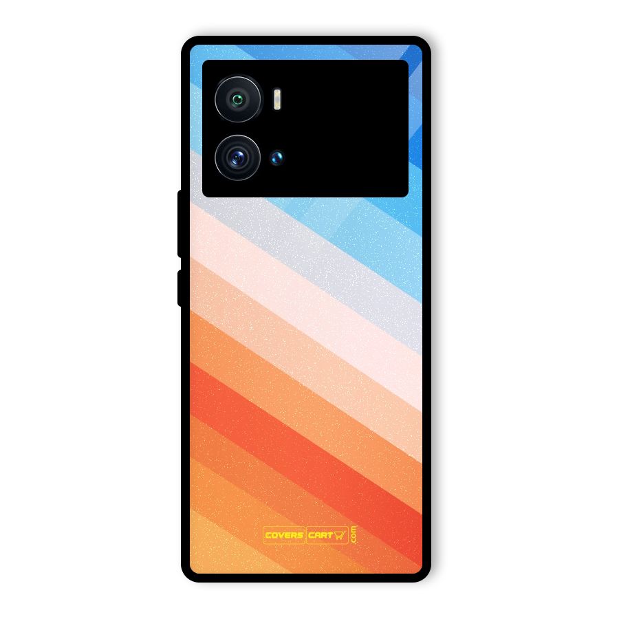 Jazzy Pattern Glass Back Case for Vivo iQOO 9 Pro