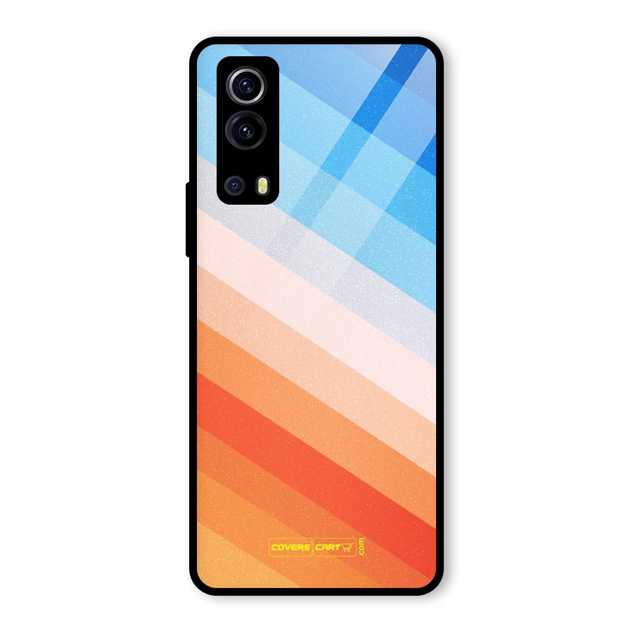 Jazzy Pattern Glass Back Case for Vivo iQOO Z3