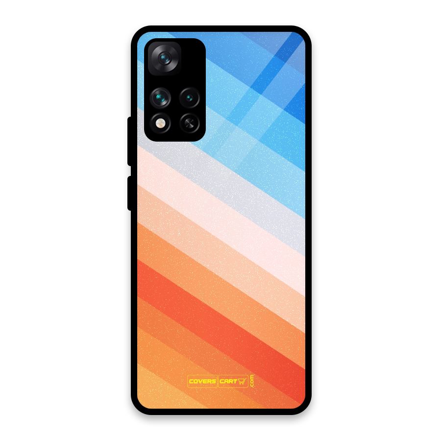 Jazzy Pattern Glass Back Case for Xiaomi 11i HyperCharge 5G