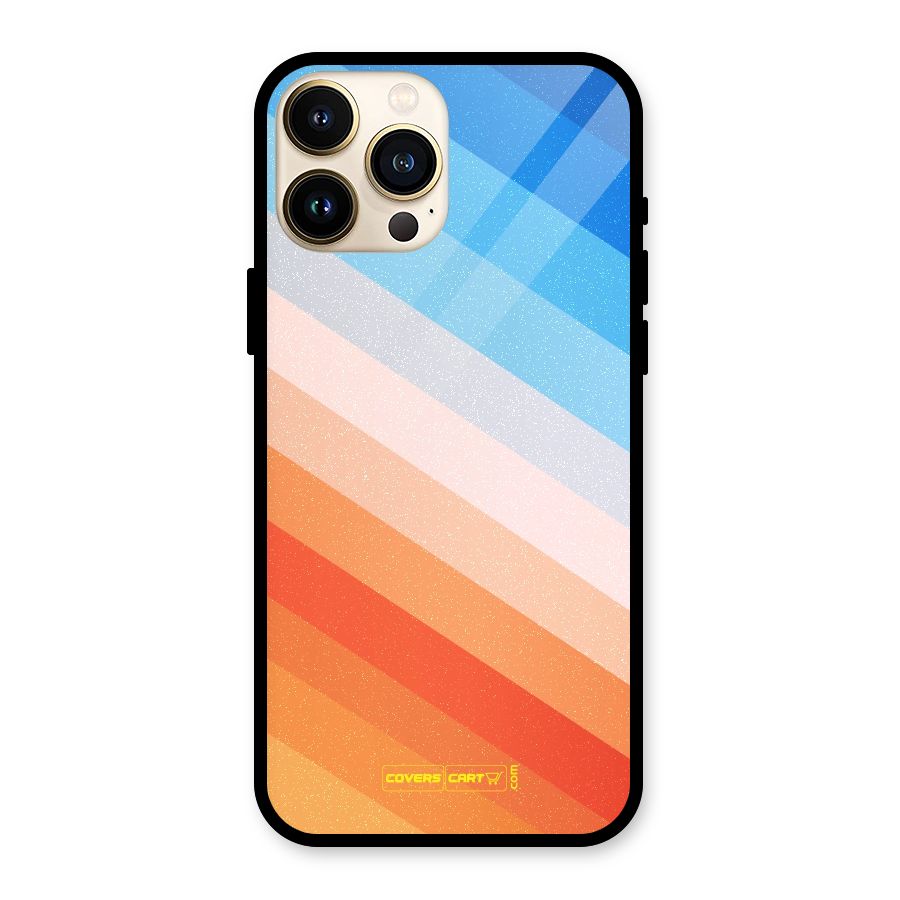 Jazzy Pattern Glass Back Case for iPhone 13 Pro Max