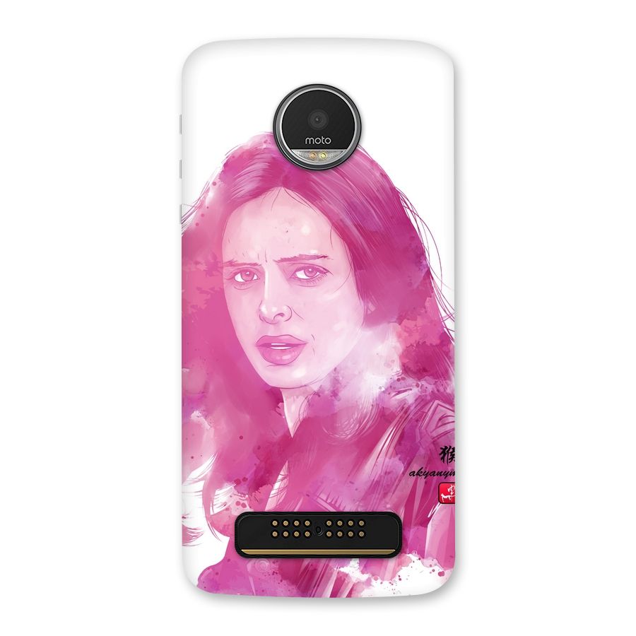 Jessica Jones Artwork Back Case for Moto Z Play