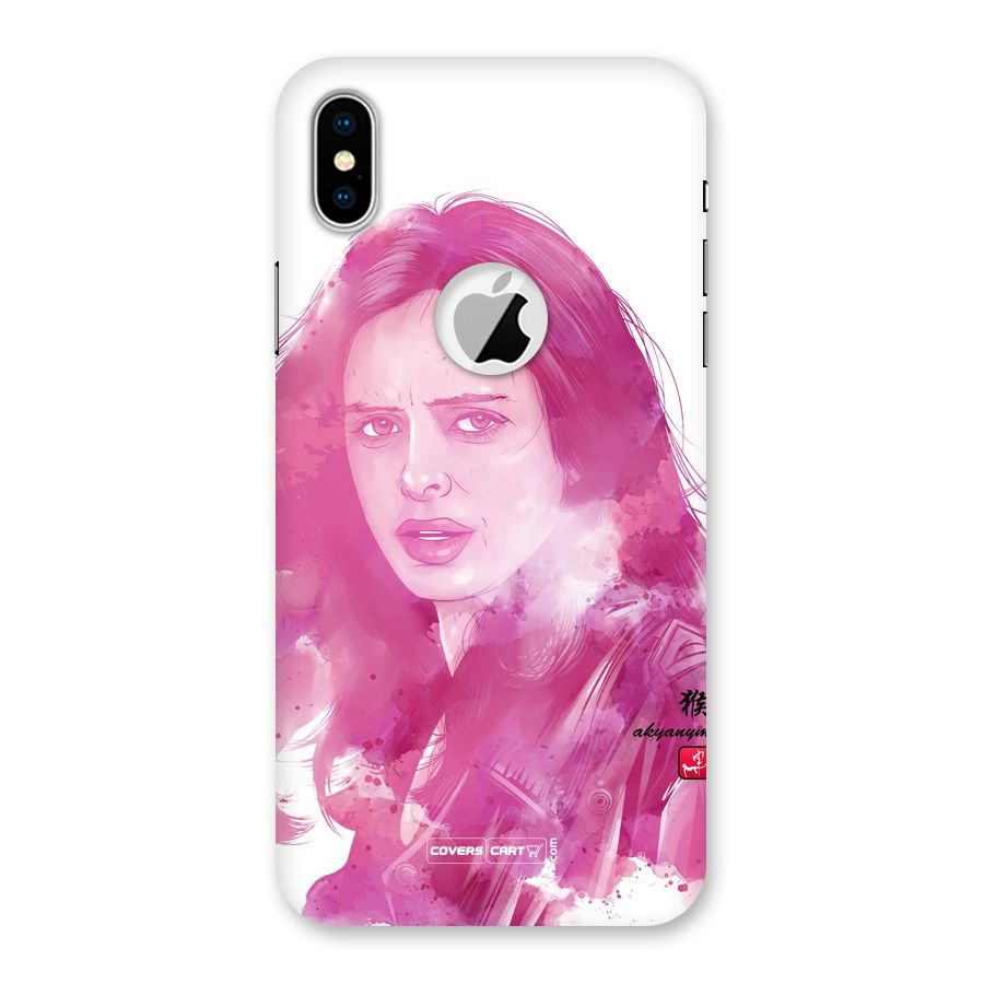 Jessica Jones Artwork Back Case for iPhone X Logo Cut