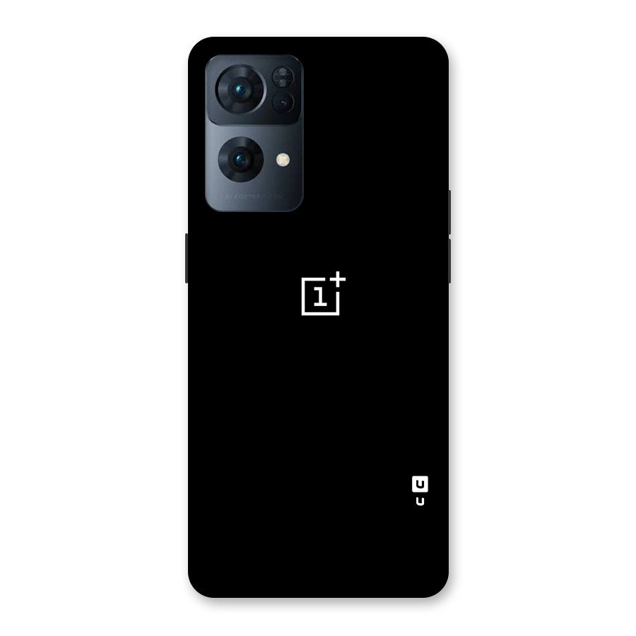 Jet Black OnePlus Special Back Case for Oppo Reno7 Pro 5G