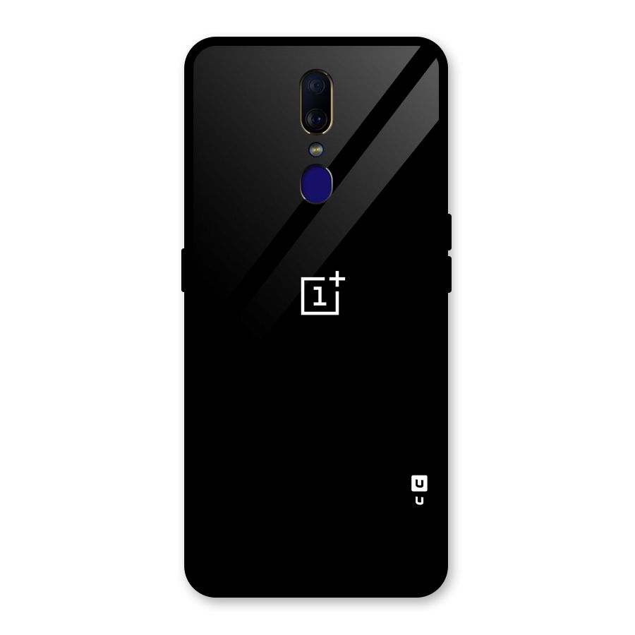Jet Black OnePlus Special Glass Back Case for Oppo F11
