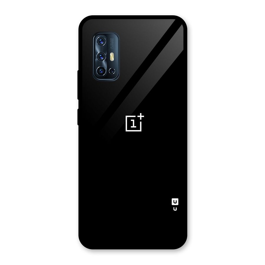 Jet Black OnePlus Special Glass Back Case for Vivo V17