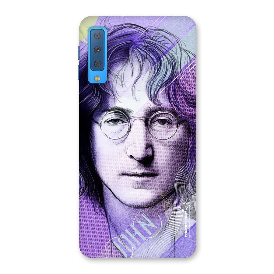 John Lennon Artwork Back Case for Galaxy A7 (2018)