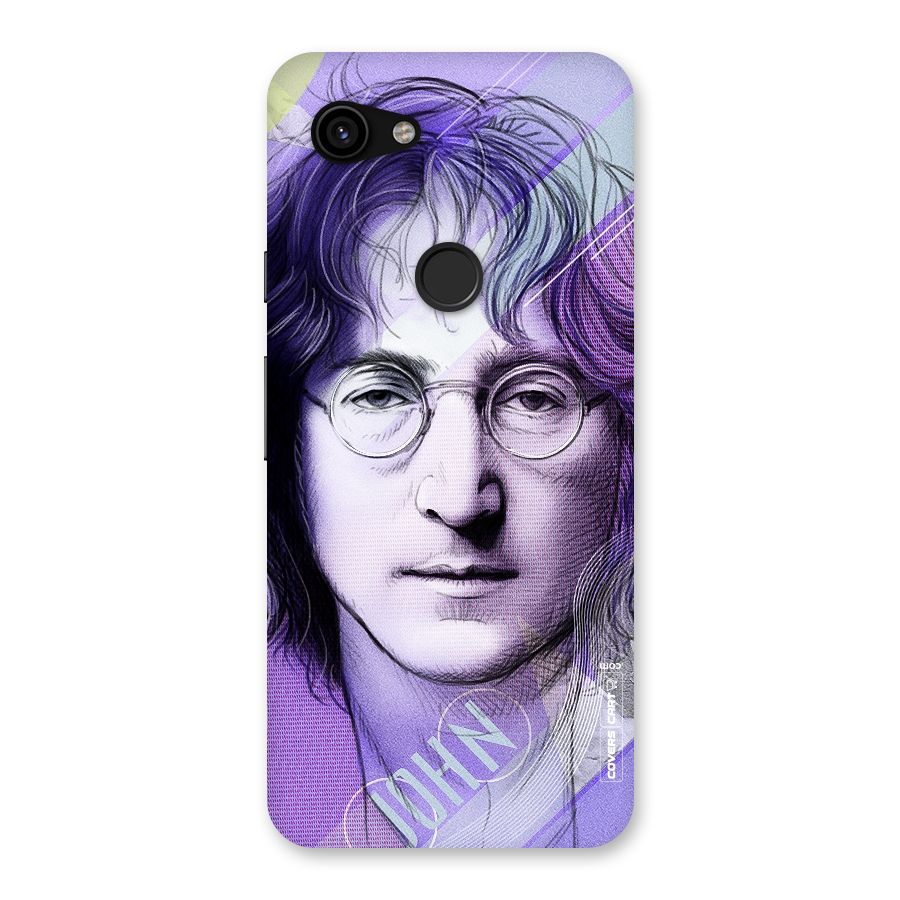 John Lennon Artwork Back Case for Google Pixel 3a