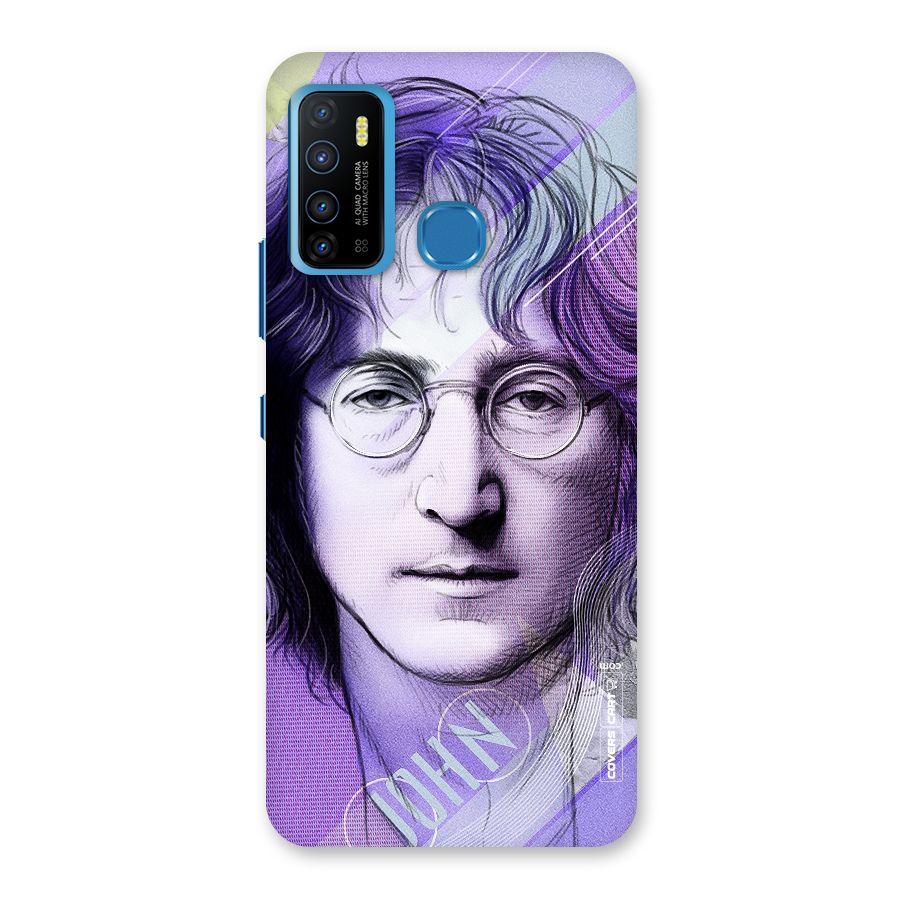 John Lennon Artwork Back Case for Infinix Hot 9
