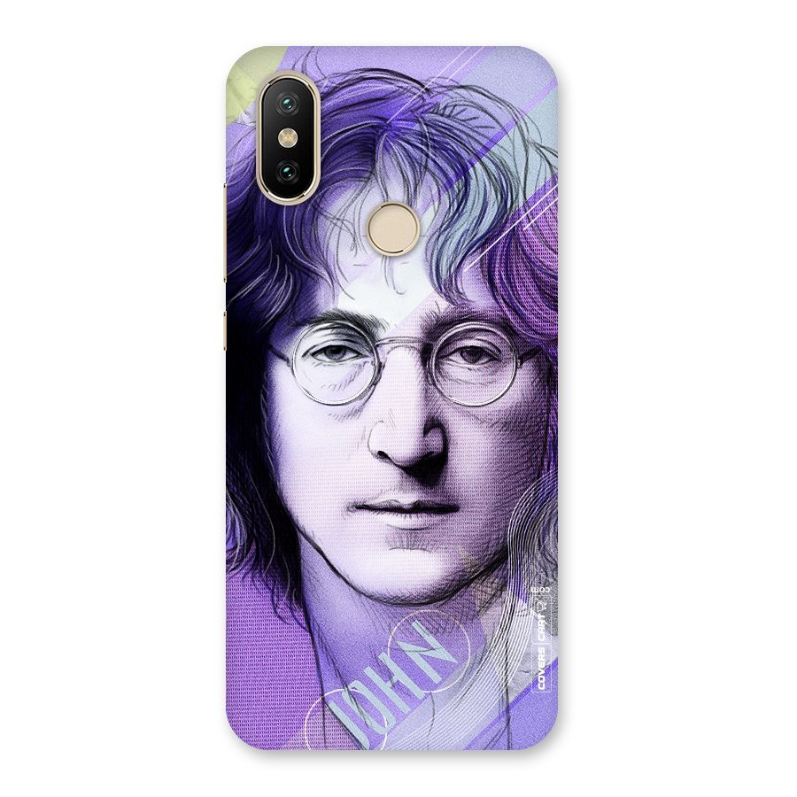 John Lennon Artwork Back Case for Mi A2