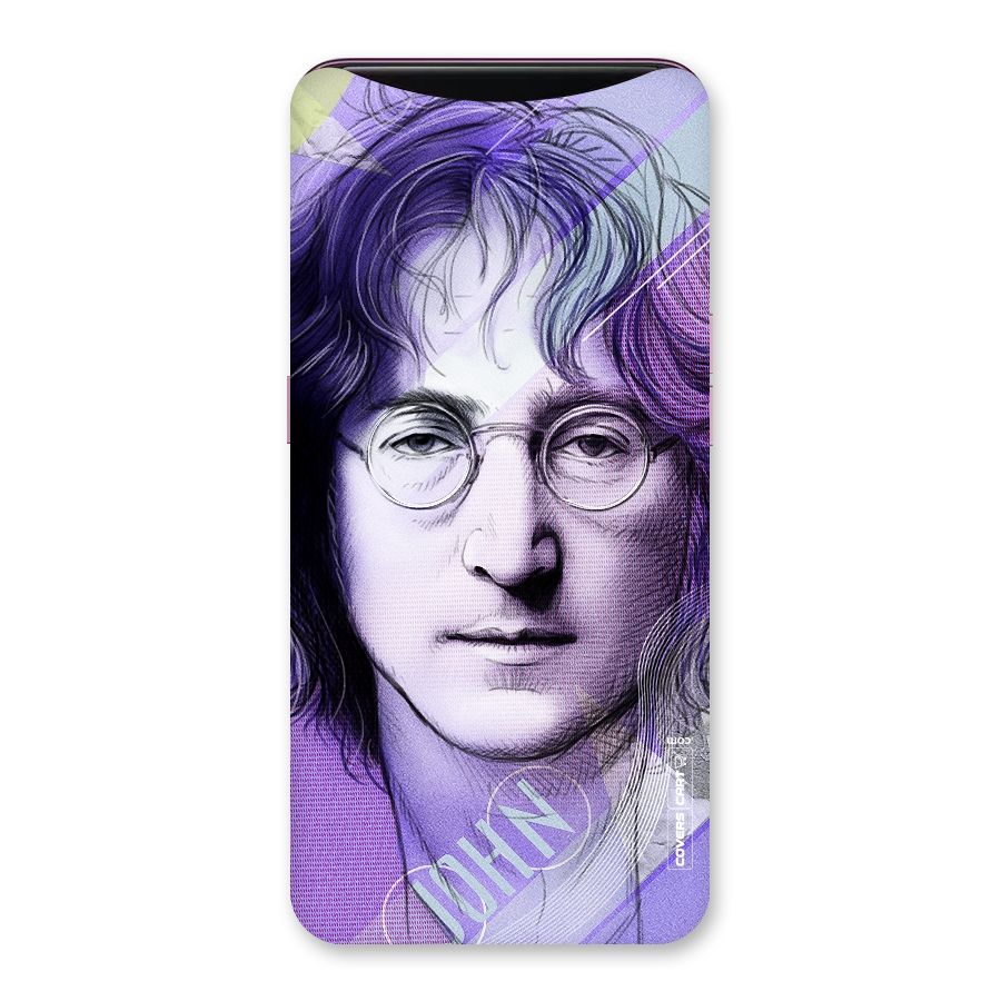 John Lennon Artwork Back Case for Oppo Find X