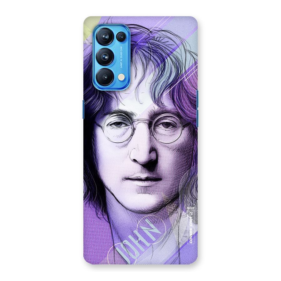 John Lennon Artwork Back Case for Oppo Reno5 Pro 5G