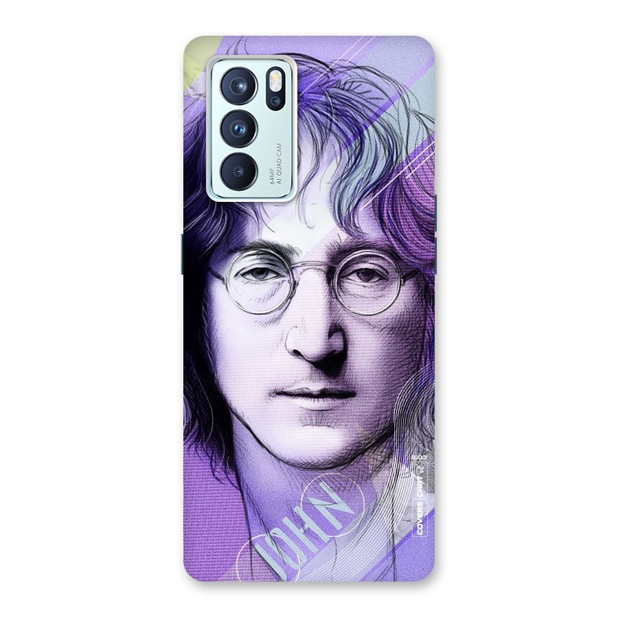 John Lennon Artwork Back Case for Oppo Reno6 Pro 5G