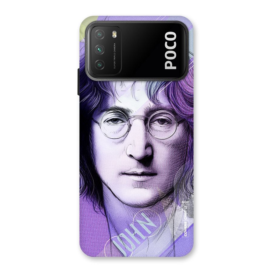 John Lennon Artwork Back Case for Poco M3